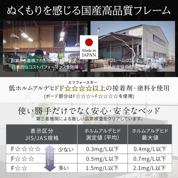 国産の高品質フレーム