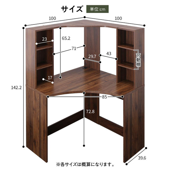 サイズ　デスク